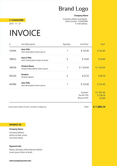 Invoice Design